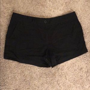 EUC Loft size 10 black Riviera shorts, 2.5” inseam